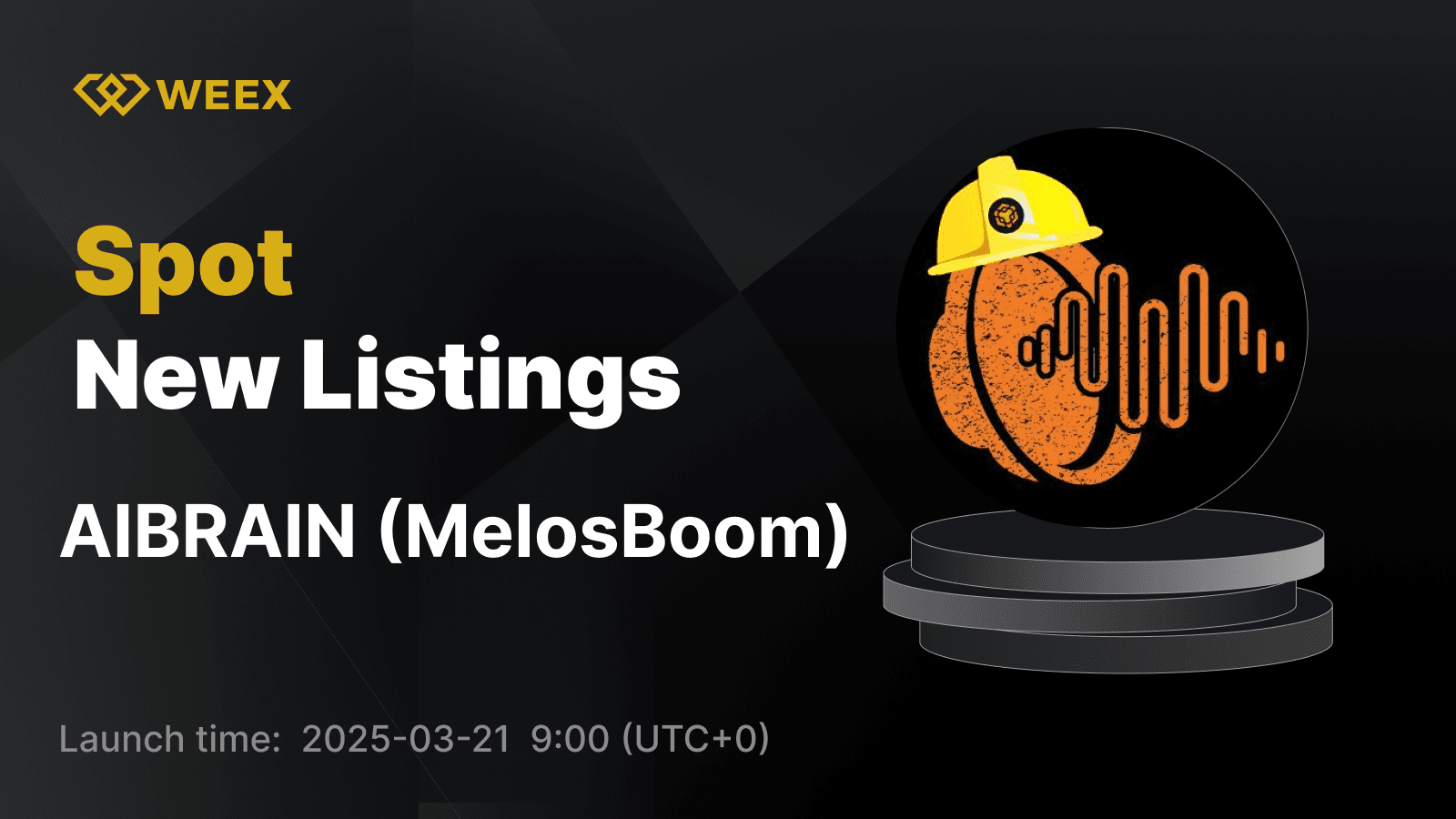 MelosBoom (AIBRAIN) اکنون در WEEX فهرست شده است - معاملات AIBRAIN USDT آغاز می شود