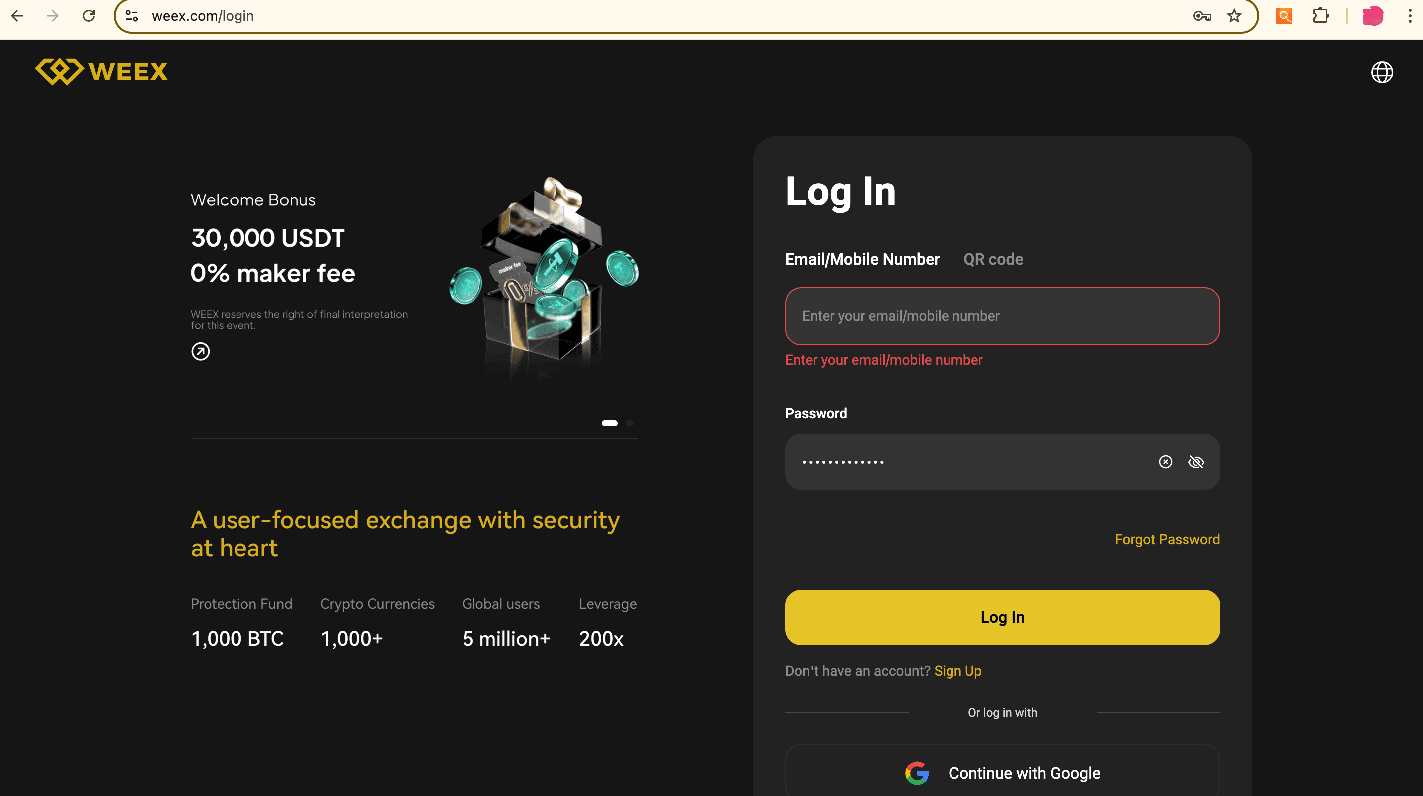 نحوه بازیابی حساب WEEX یا تنظیم مجدد رمز عبور: راهنمای آسان