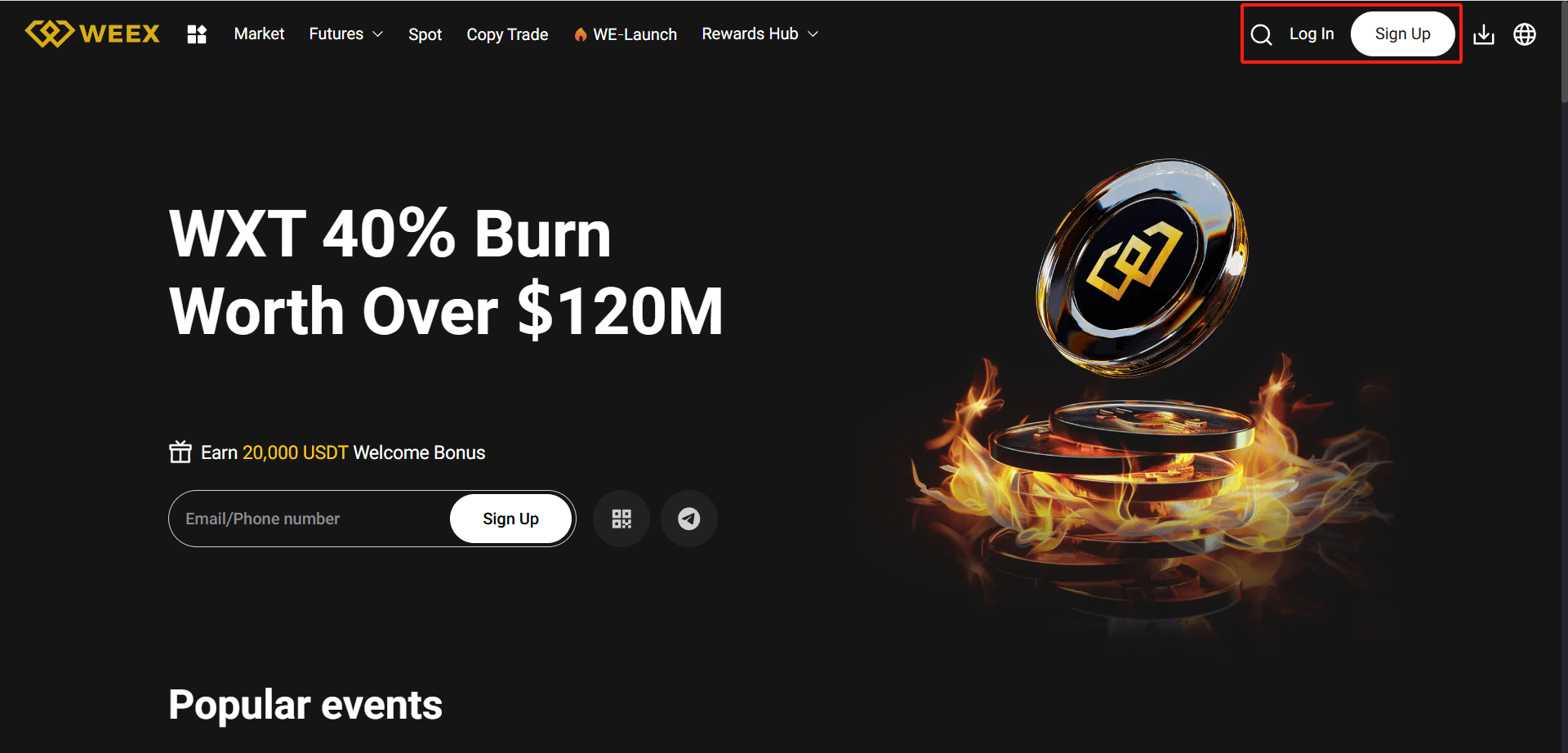 راهنمای نحوه شرکت در WEEX We-Launch