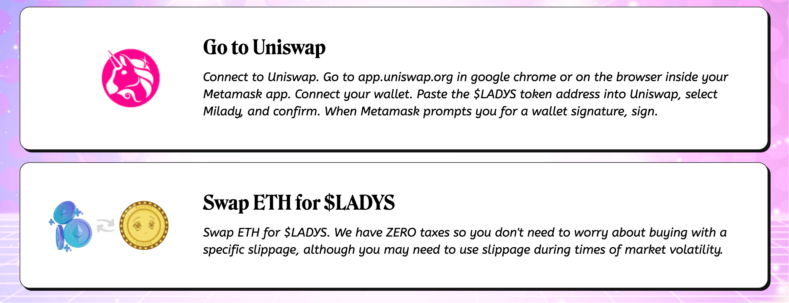 چگونه Milady Meme Coin II بخریم