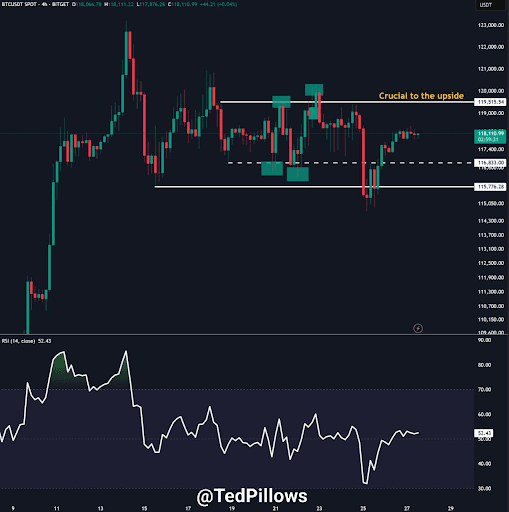 بیت کوین به سمت 120 هزار دلار افزایش می یابد، تحلیلگران پیش بینی نوسانات شدیدتری را در پیش رو دارند
